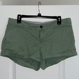 Green size 11 shorts